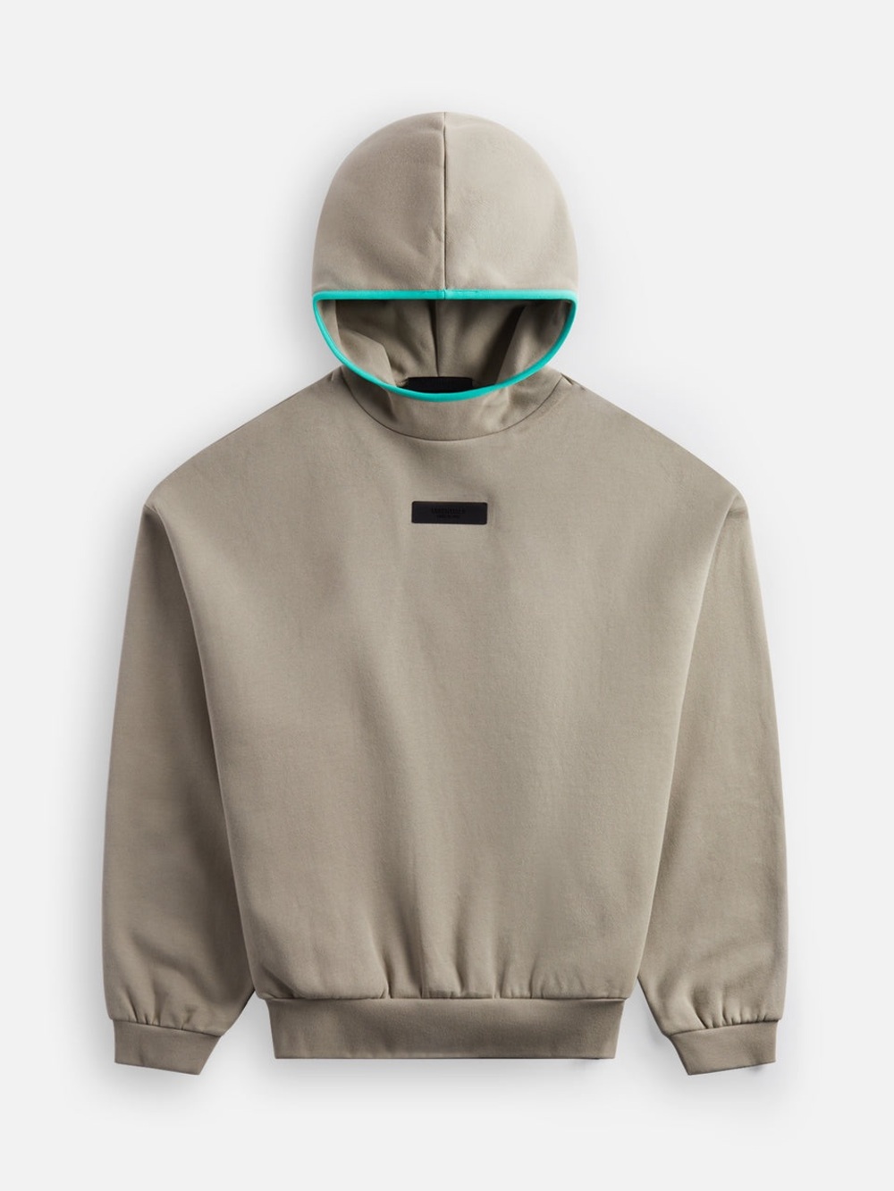 Essentials Fear Of God Hoodie with Teal Trim